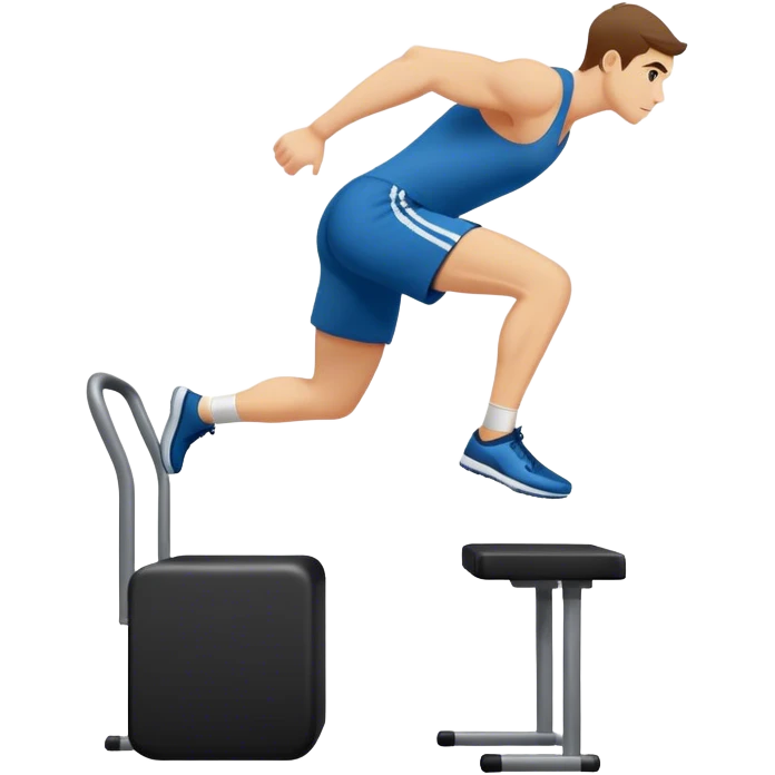 plyo-box-jump exercise side-view emoji