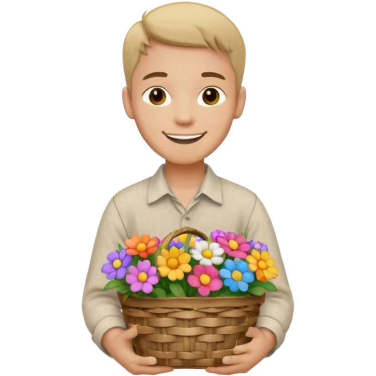 Cottagecore style man emoji