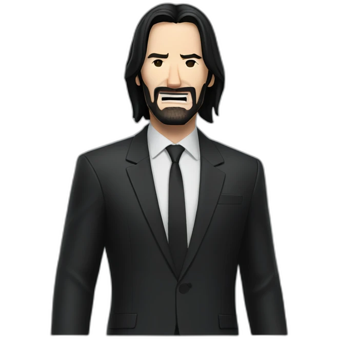 john wick happy emoji