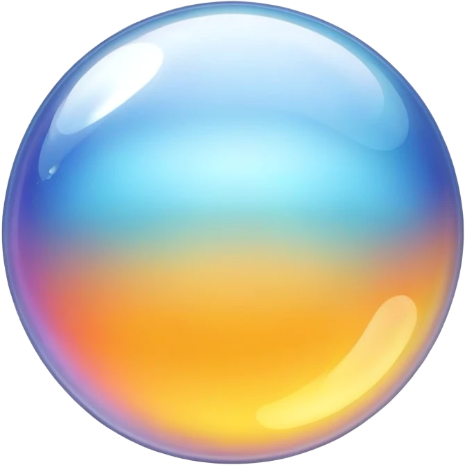 Big back bubble emoji