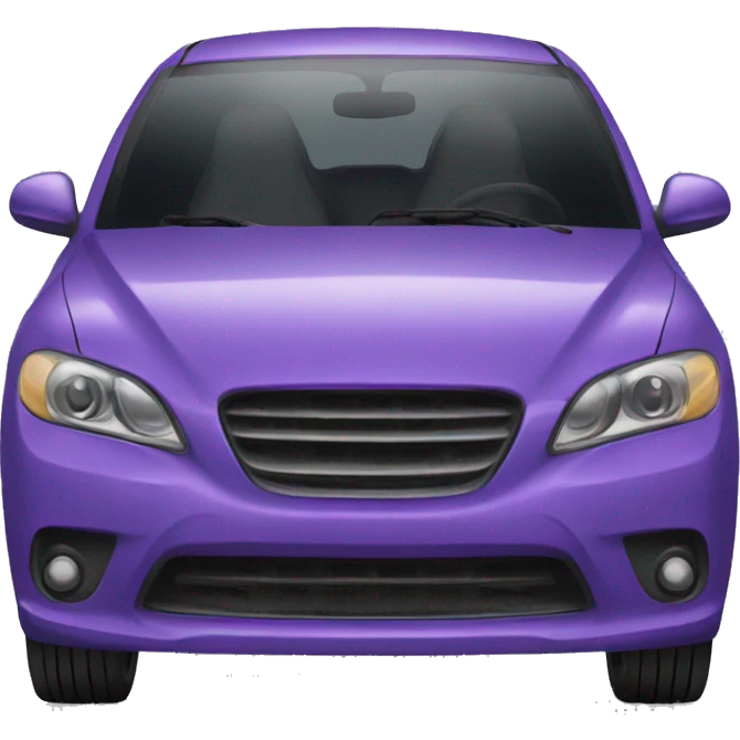 Purple car  emoji