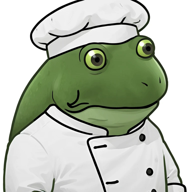 bufo in a chef coat emoji