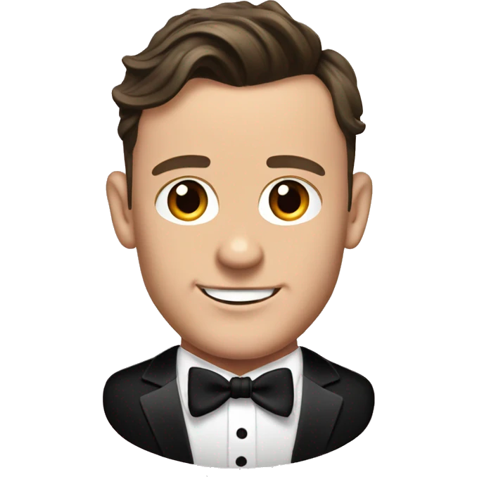 Jonathan Toews in black tuxedo emoji