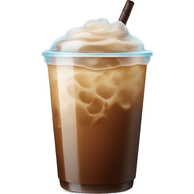 Iced coffee emoji