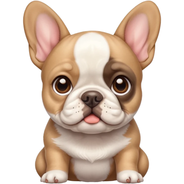 a French bulldog puppy emoji