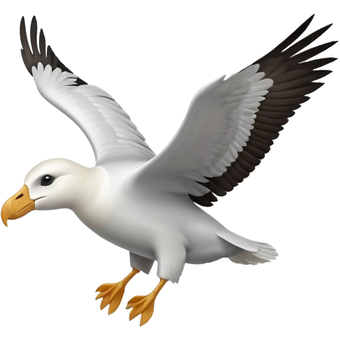 Albatross flying emoji