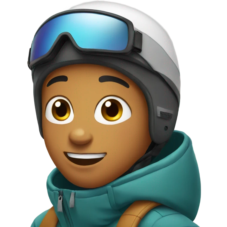 Boy snowboarding  emoji