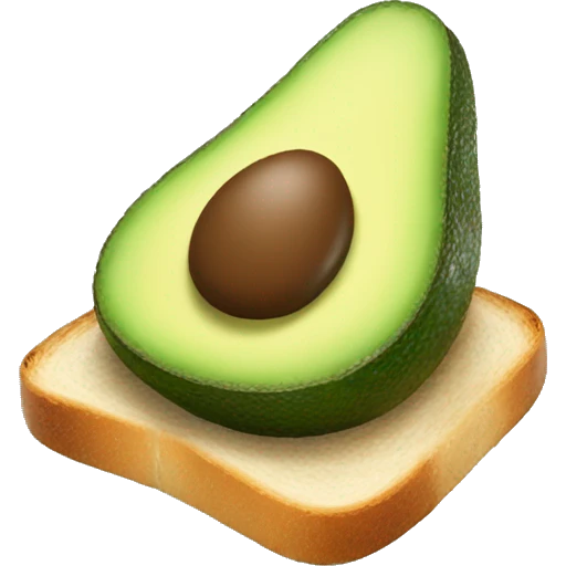 Avocado on toast  emoji