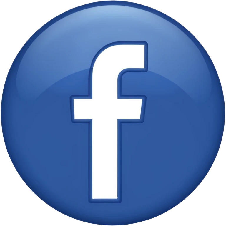 Facebook logo emoji in text emoji