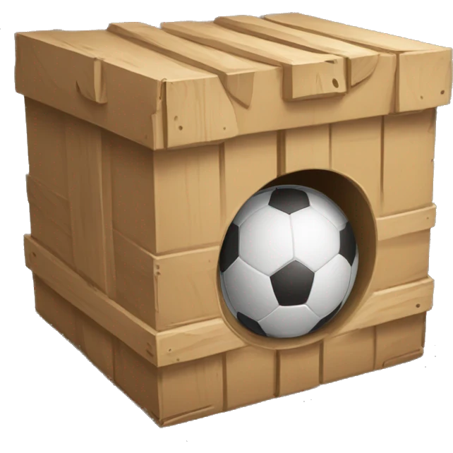 caja con pelota adentro emoji