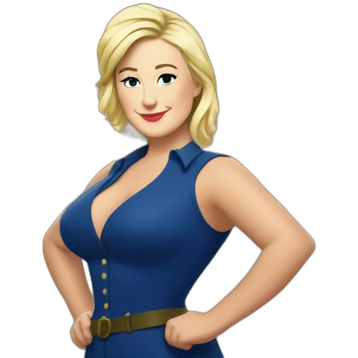 marine le pen pinup emoji