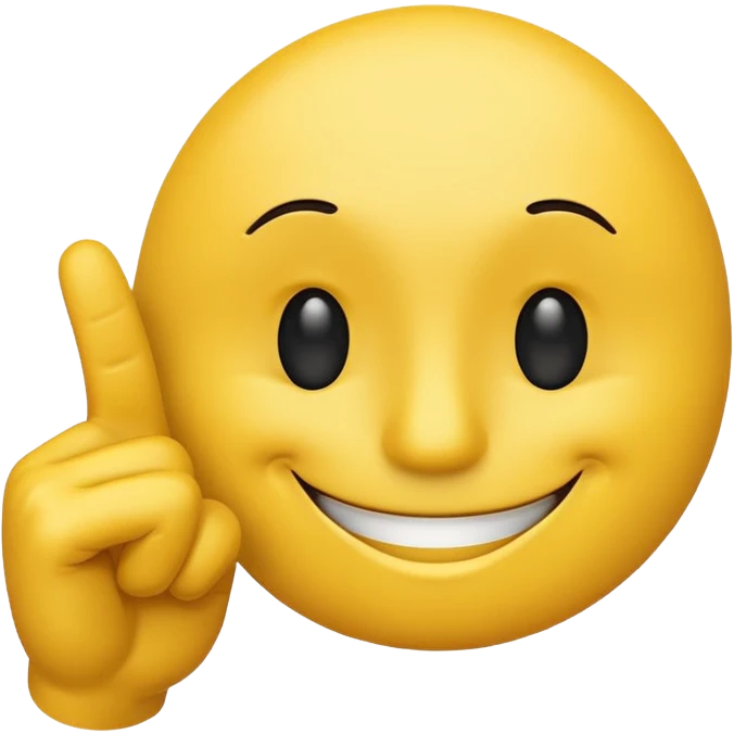 Shy and flirty male smiley emoji with two index fingers pointing towards eachother  emoji