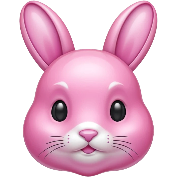 crystal bunny pink emoji