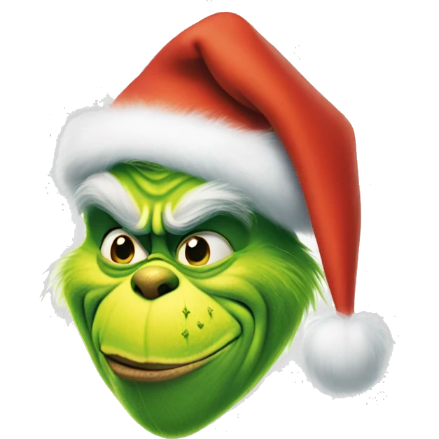 The grinch christmas  emoji