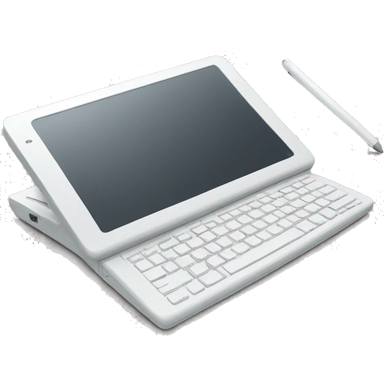 Graphic tablet white emoji