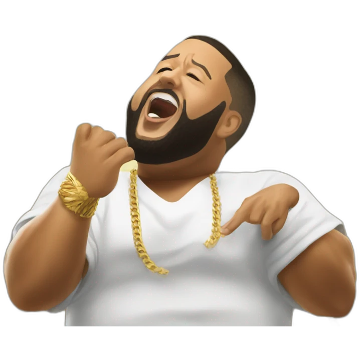 dj khaled shouting GOD DID emoji