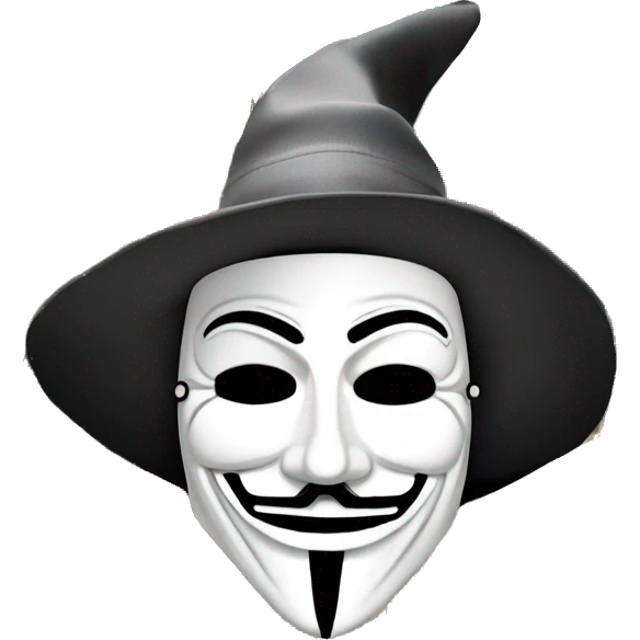guy fawkes mask containing a colorful st basils cathedral, , guy fawkes mask, st basils cathedral with guy fawkes mask emoji
