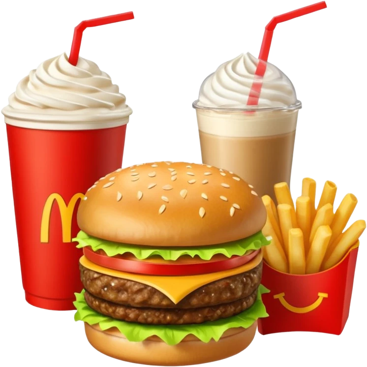 create emojis of mcdonalds emoji