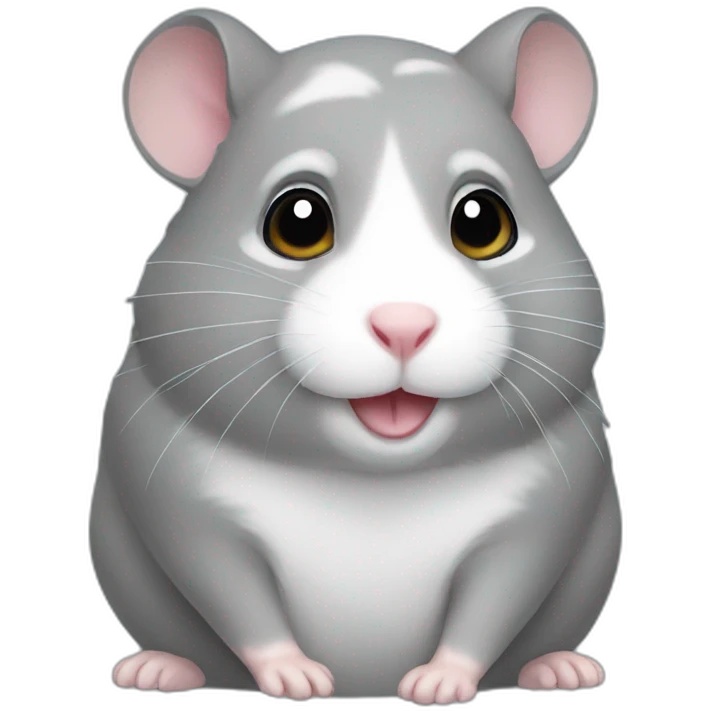 gray hamster emoji