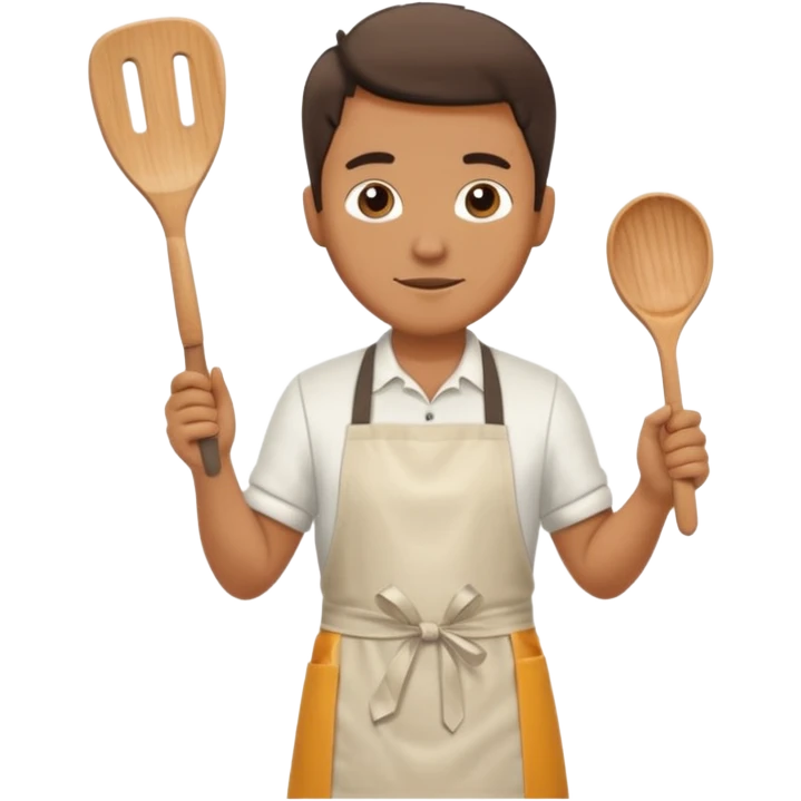 man cooking in a kitchen full body emoji