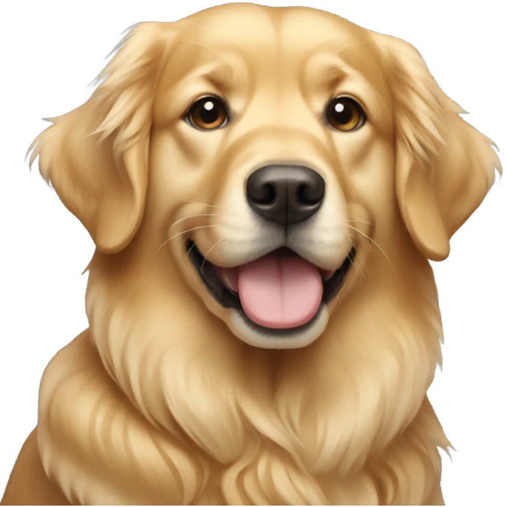 Golden retriever emoji