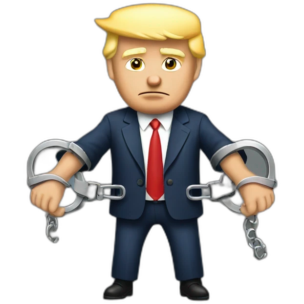trump-in-handcuffs emoji