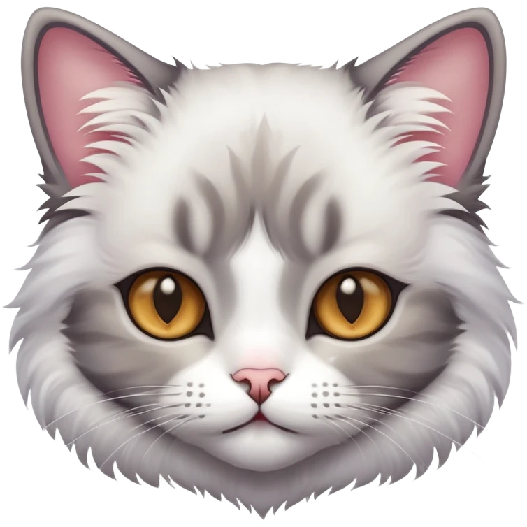 Cat with cute eyes emoji