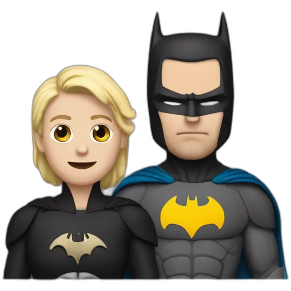 Tanos and Batman emoji