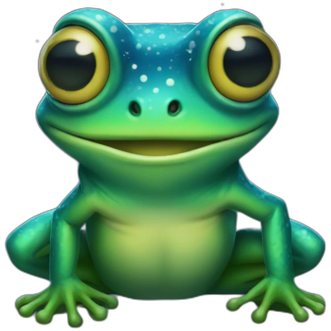 cosmic frog emoji
