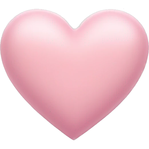 pastel pink heart  emoji