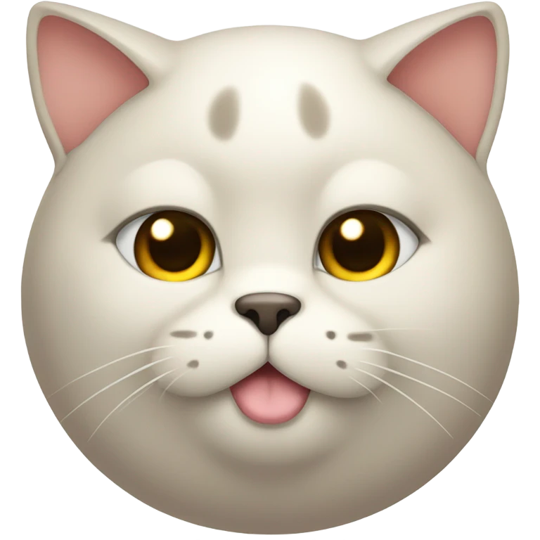 Really fat cat emoji