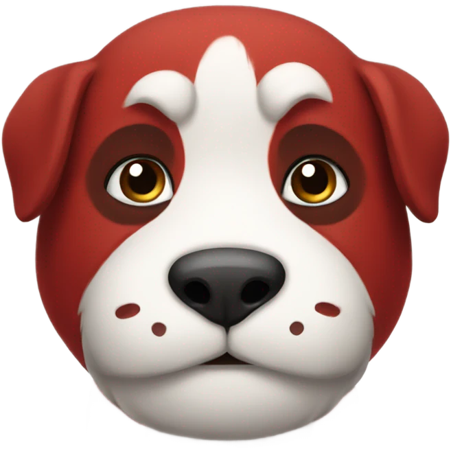Red pand emoji
