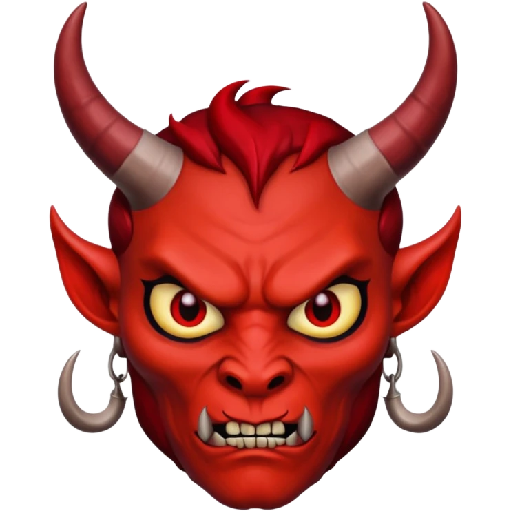 I need a devil with an evil stare emoji emoji