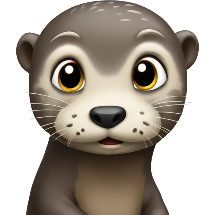 Confused otter ￼￼ emoji