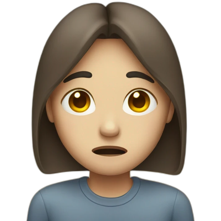Crying face  emoji