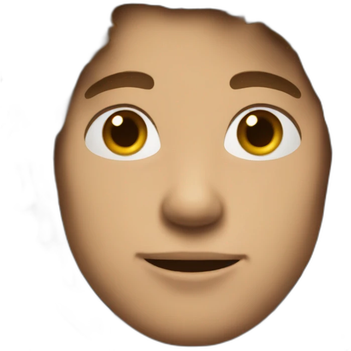 male blue hoodie brown hair emoji