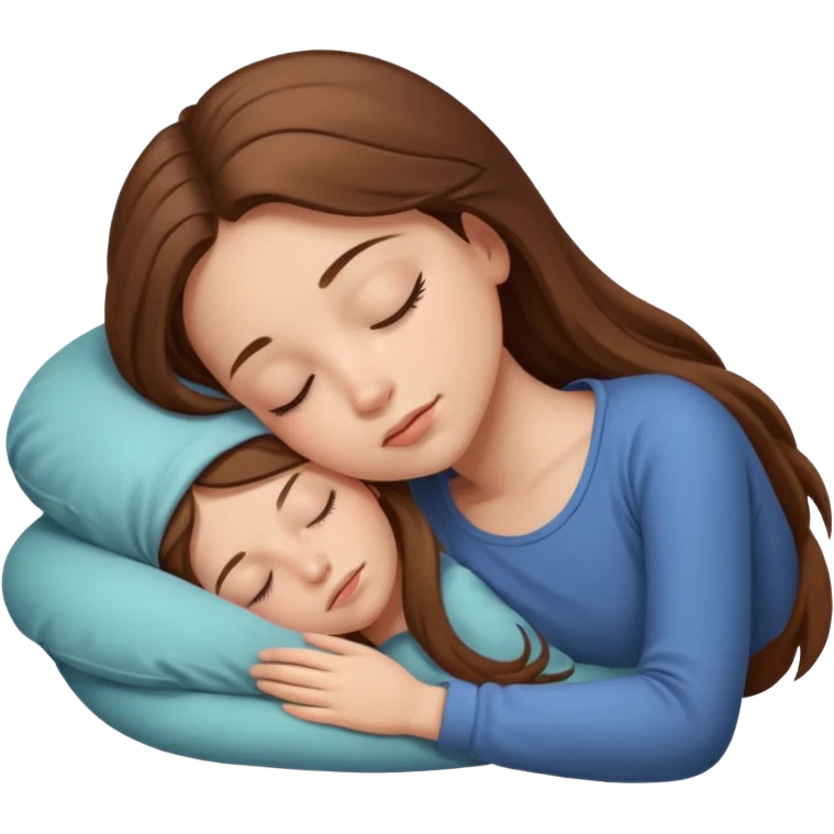 Girl sleeping emoji