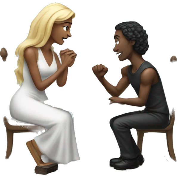 chess play with mone emoji
