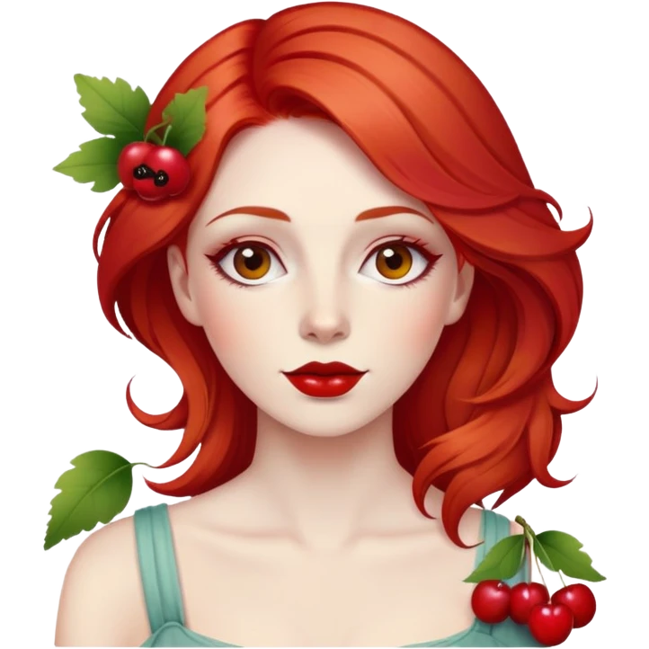 Roll with poppy and cherry  emoji