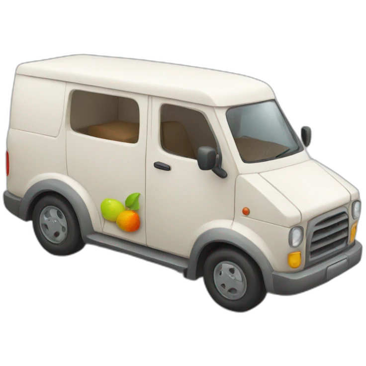 delivery-car-with-fruit-bouquet emoji