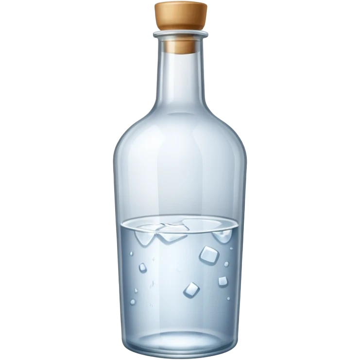 Bottle of vodka emoji