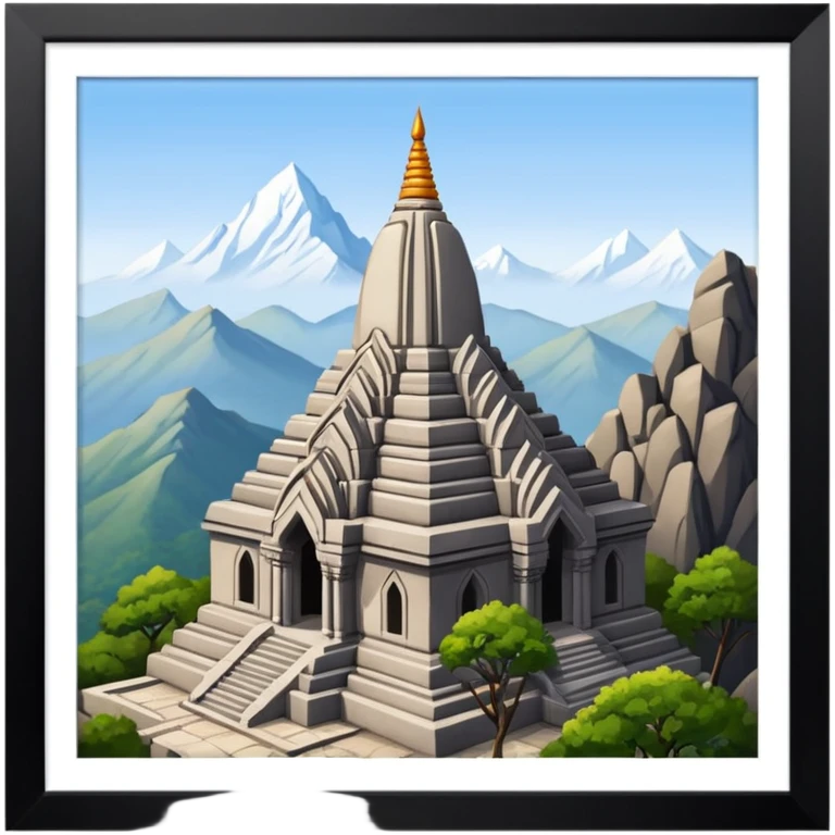 a girnar ji temple situated in india emoji