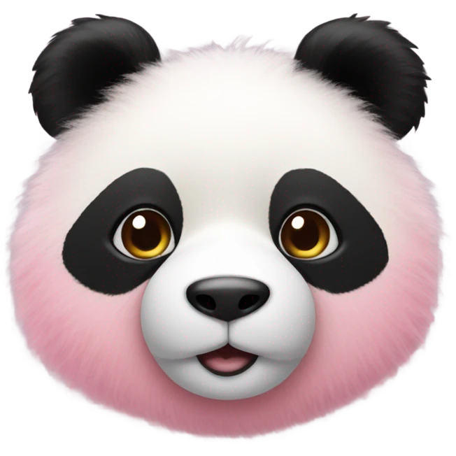 Pink panda emoji