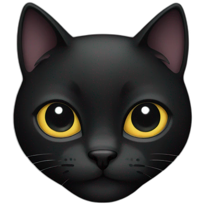 Black cat emoji
