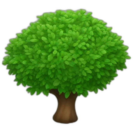 Small Green Bush emoji