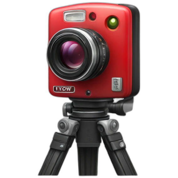 Red Camera with text "Wallet 10 Avax" emoji