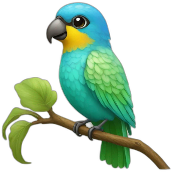 Ninfa pajaro emoji