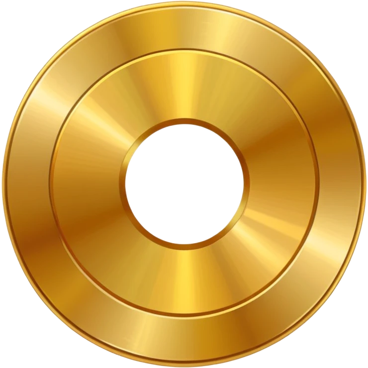 gold CD with a scratch emoji