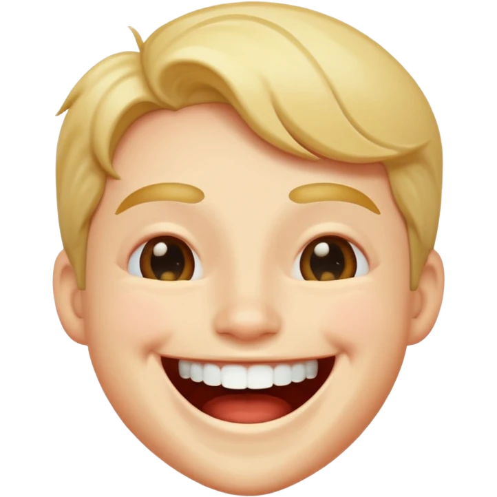 Fammi una persona che ride emoji