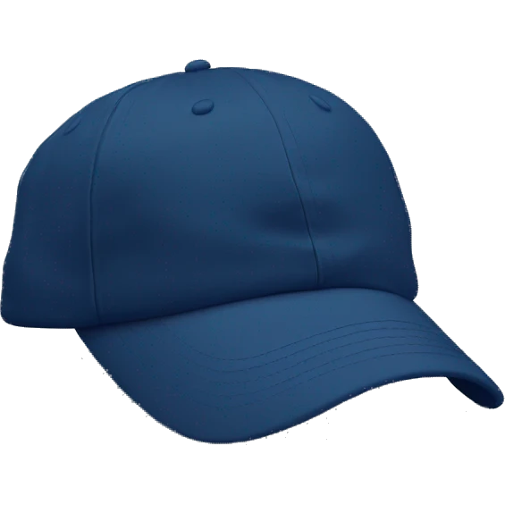 dark blue dad hat piece of clothing emoji